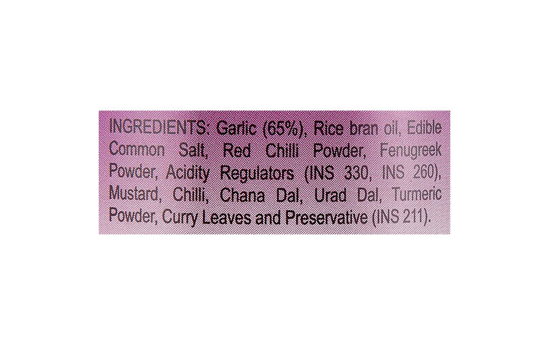 Nilon's Premium Garlic Pickle    Glass Jar  400 grams